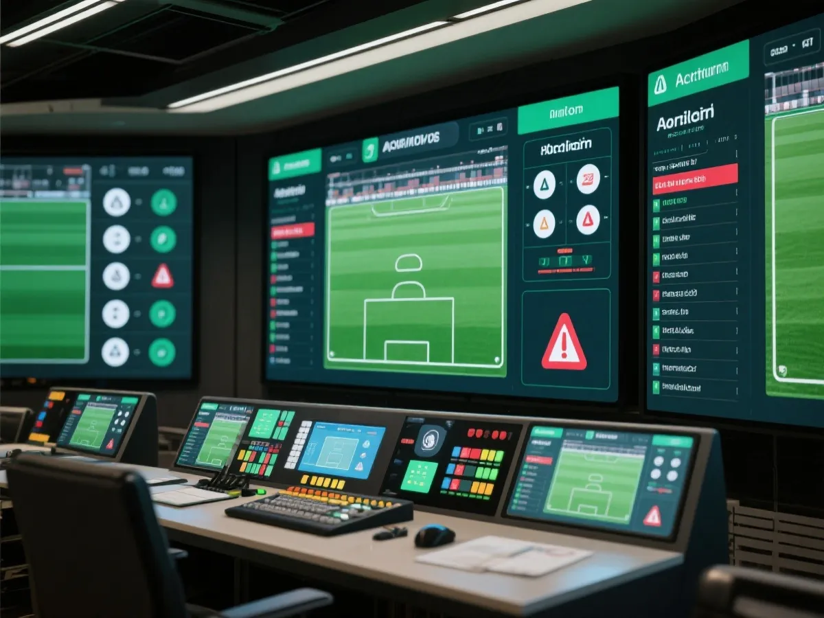 賽程通知與比分追蹤示意