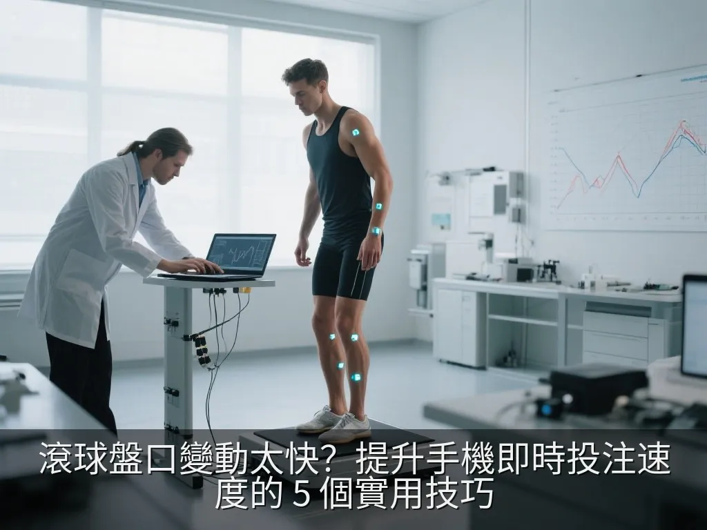 特寫鏡頭顯示正在操作手機 App 上的綠色快捷按鈕，背景為模糊的體育場館燈光